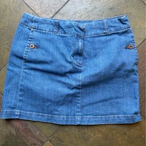 J. Crew Indigo Denim Skirt